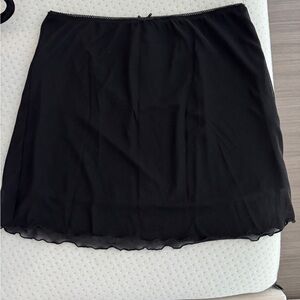 Brandy Melville Black Mini Skirt